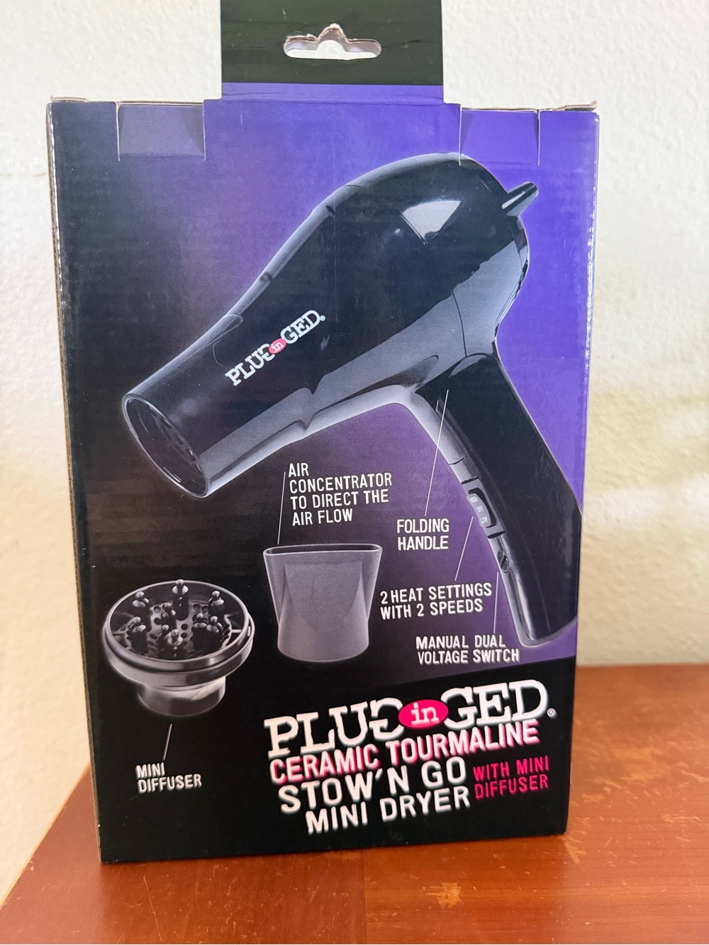 Plug In GED Mini Hair Dryer - Picture 4 of 5